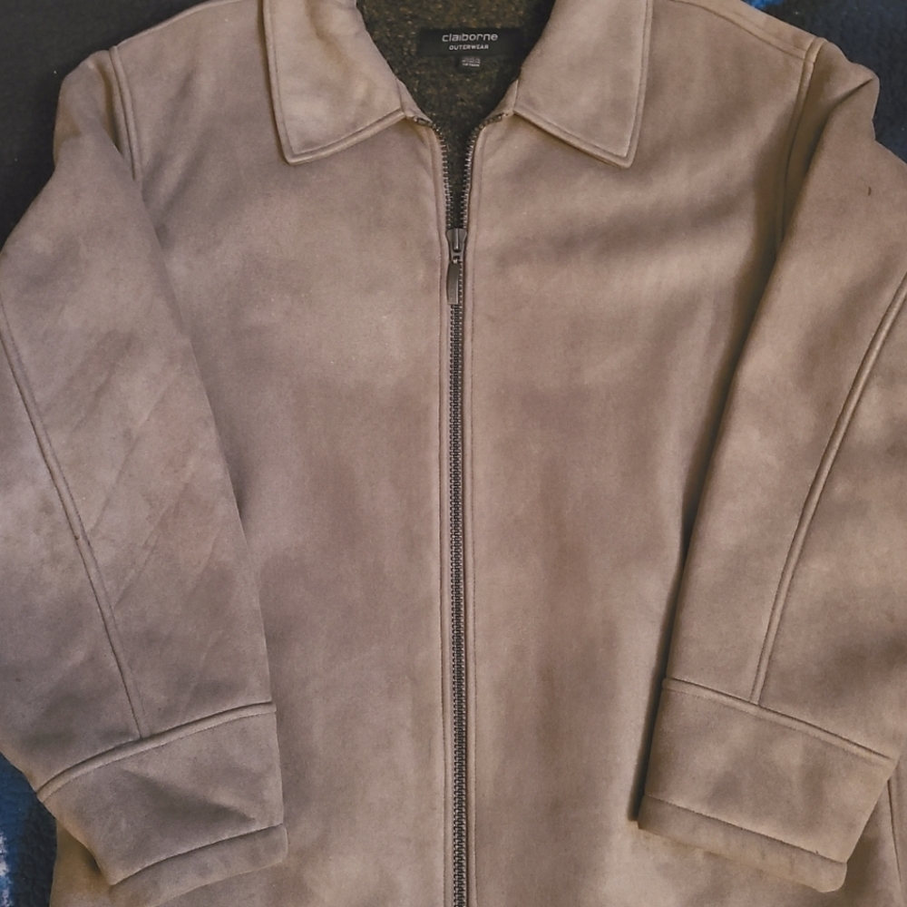 Claiborne Sueda XL zip up jacket